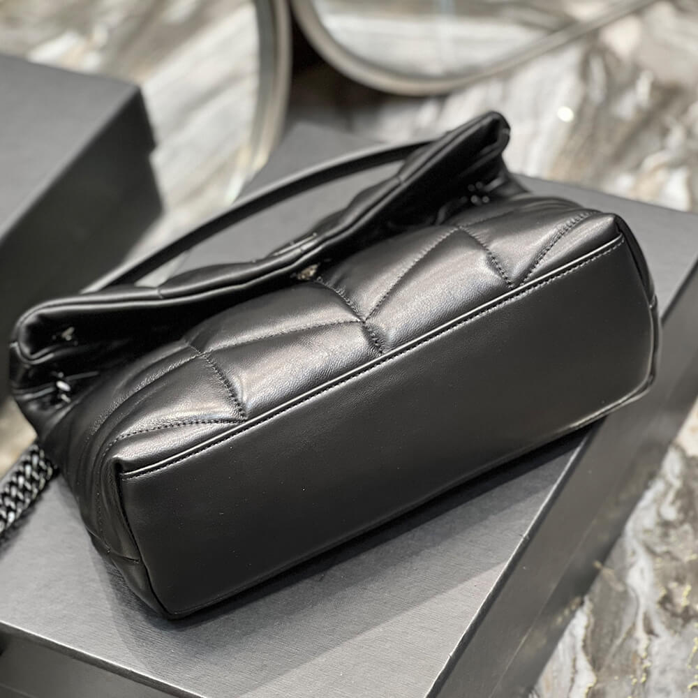YSL Puffer Small Chain Bag in Black - Replica Luxury Bags™