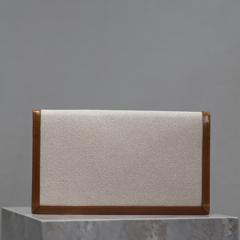 YSL uptown pouch in canvas and leather Bag - Replica Luxury Bags™