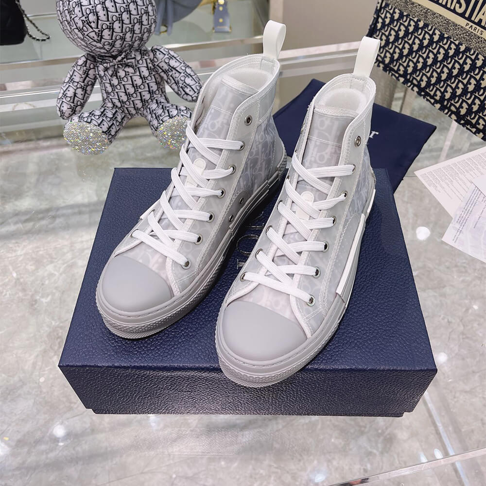 DIOR B23 High-Top Sneakers Dior Oblique Shoes - Replica Luxury Bags™