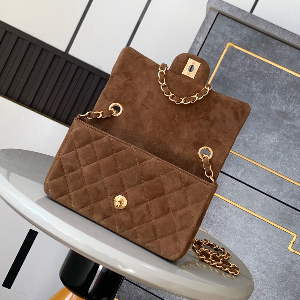 Chanel Suede Mini Flap Bag - Replica Luxury Bags™