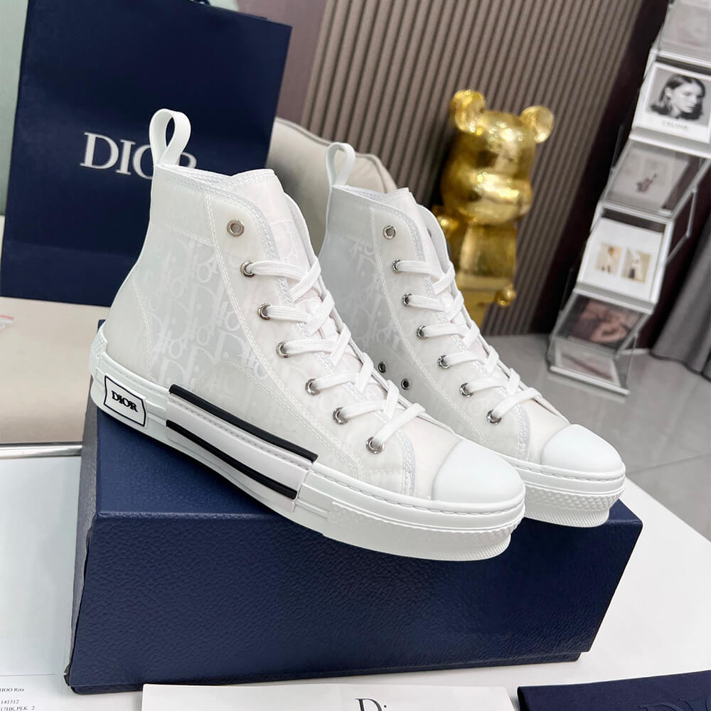DIOR B23 High-Top Sneakers Dior Oblique Shoes - Replica Luxury Bags™