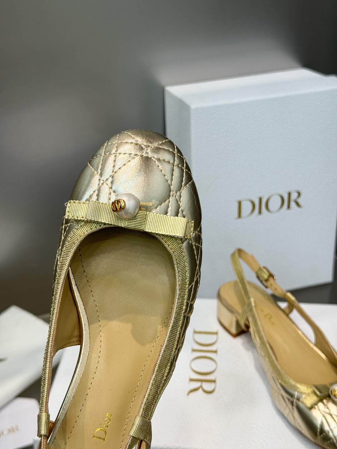 Dior Ballet Slingback Pump Shoes - Replica Luxury Bags™