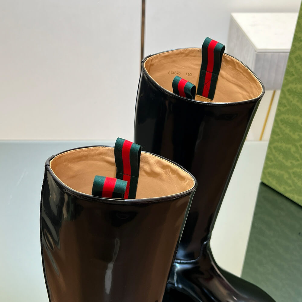 Gucci Women s slim Horsebit boot Shoes - Replica Luxury Bags™