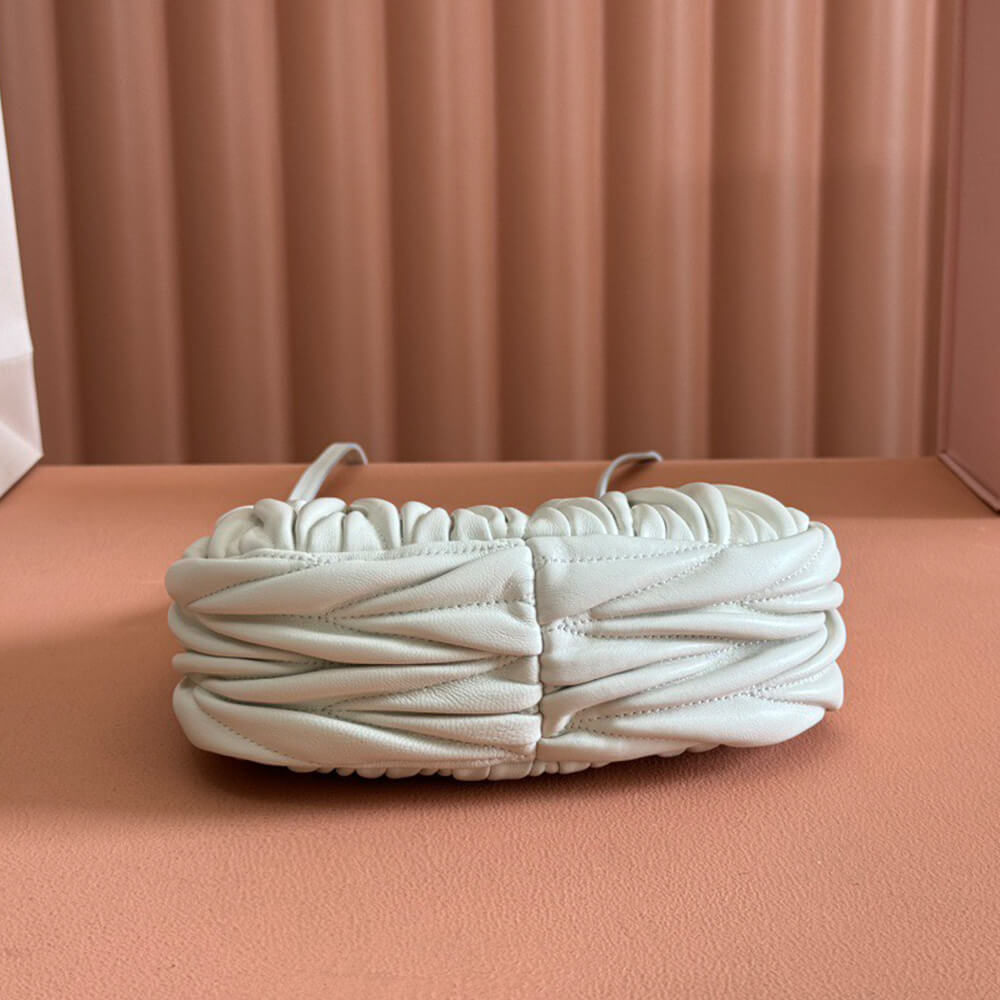 Miumiu Mini Wander Matelasse Nappa Leather Hobo Bag - Replica Luxury Bags™