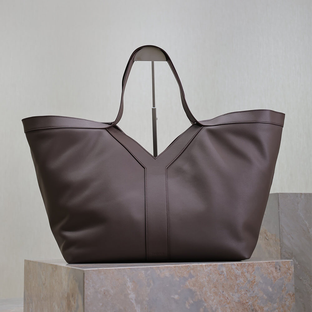 YSL Y Tote Bag in Leather - Replica Luxury Bags™