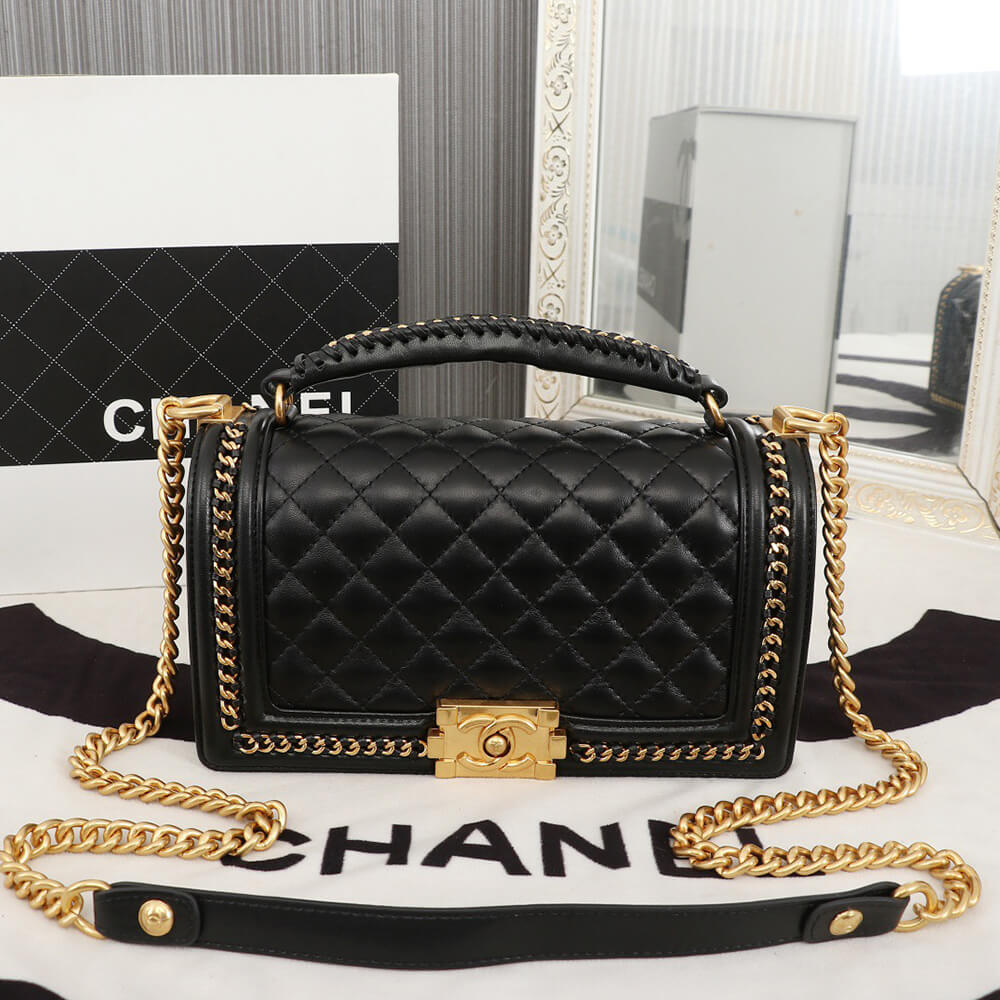 Chanel Top Handle Boy Handbag - Replica Luxury Bags™