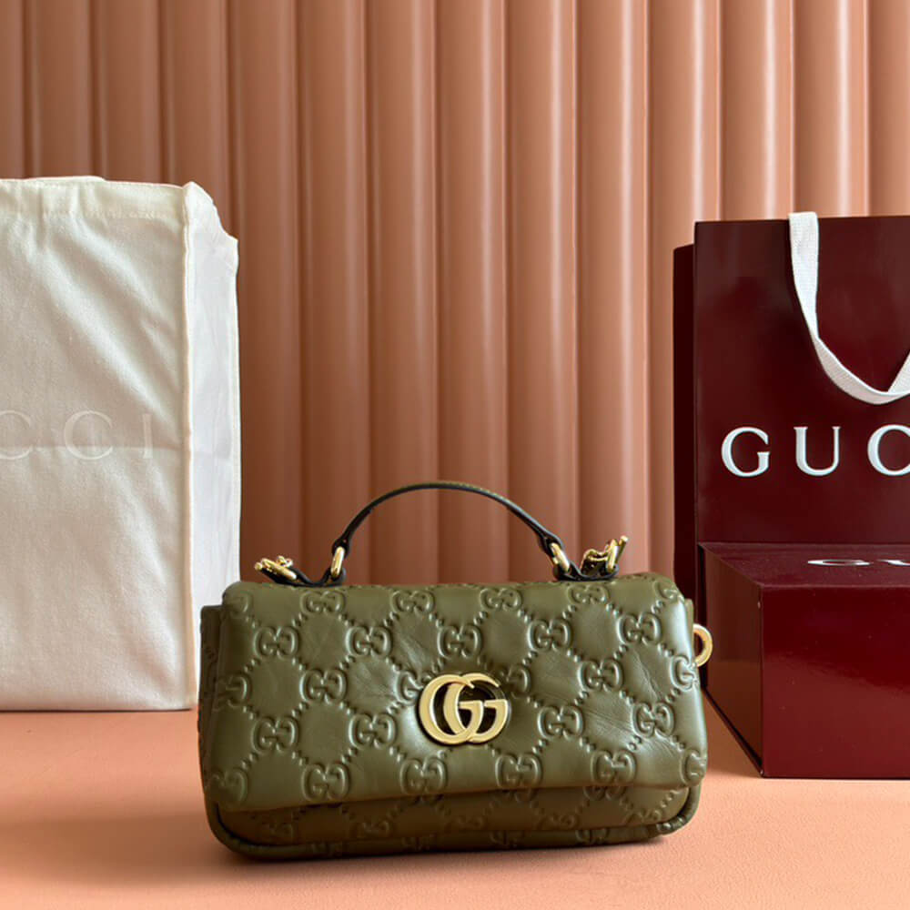Gucci GG Milano Mini Top Handle Bag - Replica Luxury Bags™
