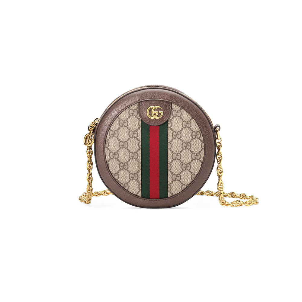 Gucci Ophidia GG Mini Round Shoulder Bag - Replica Luxury Bags™