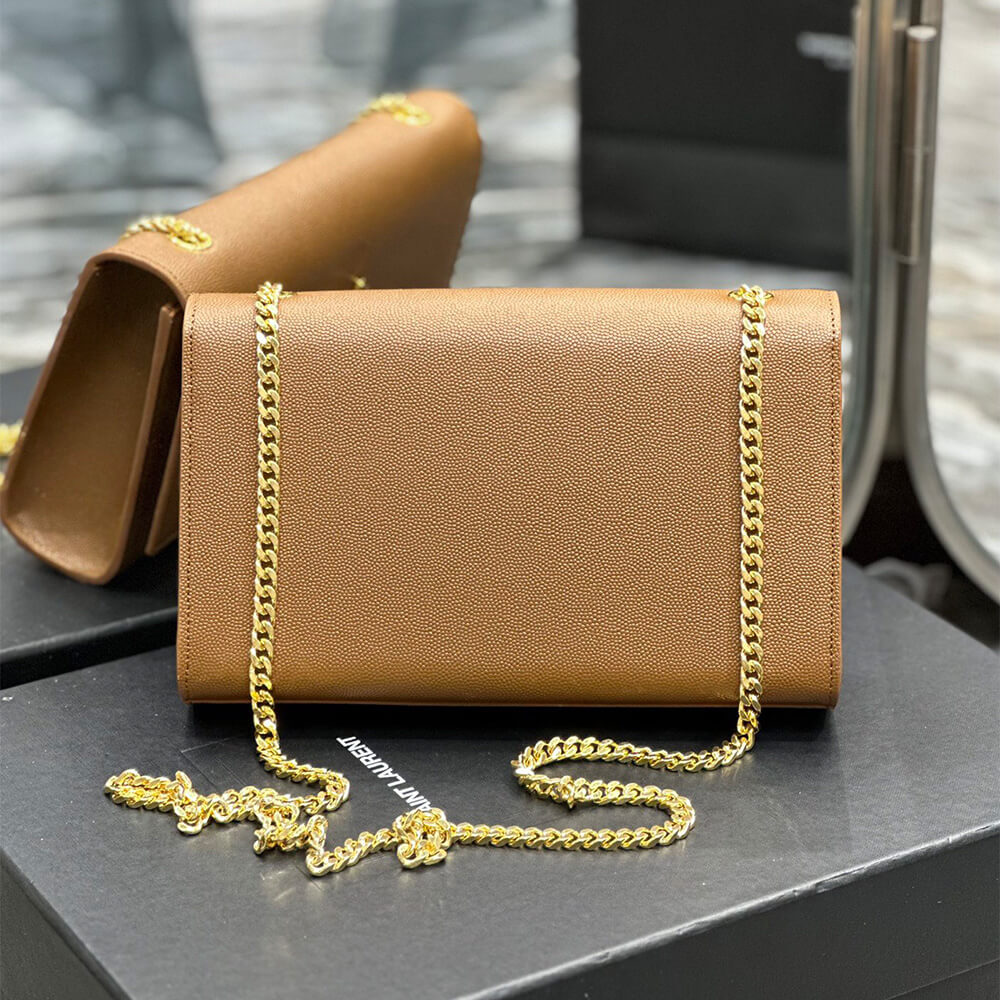 YSL Kate Medium Bag in Grain De Poudre Embossed Leather - Replica Luxury Bags™