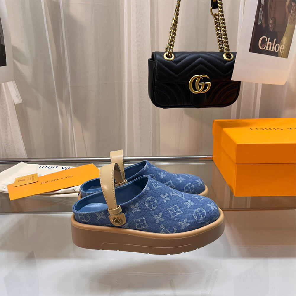 LV Aspen Platform Clog Shoes - Replica Luxury Bags™