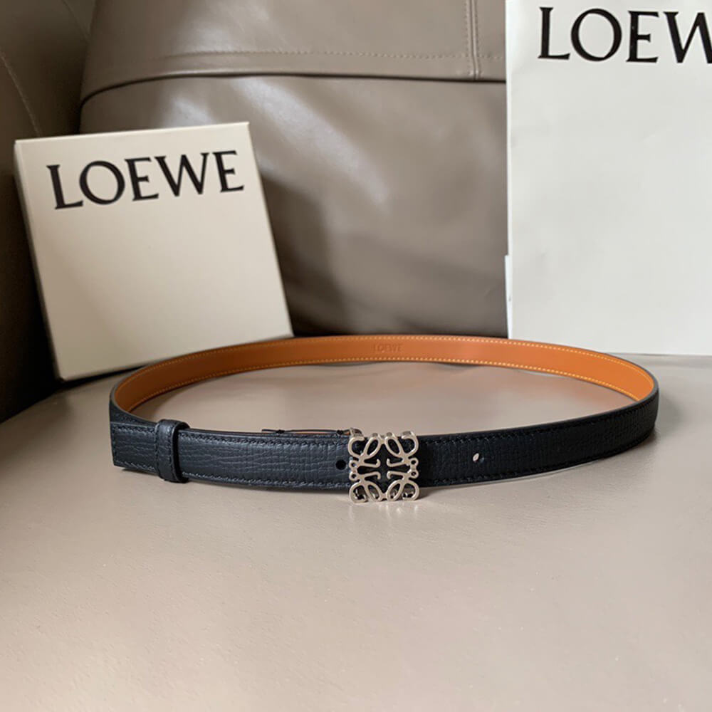 LOEWE Anagram belt in pebble grain calfskin 20mm - Replica Luxury Bags™