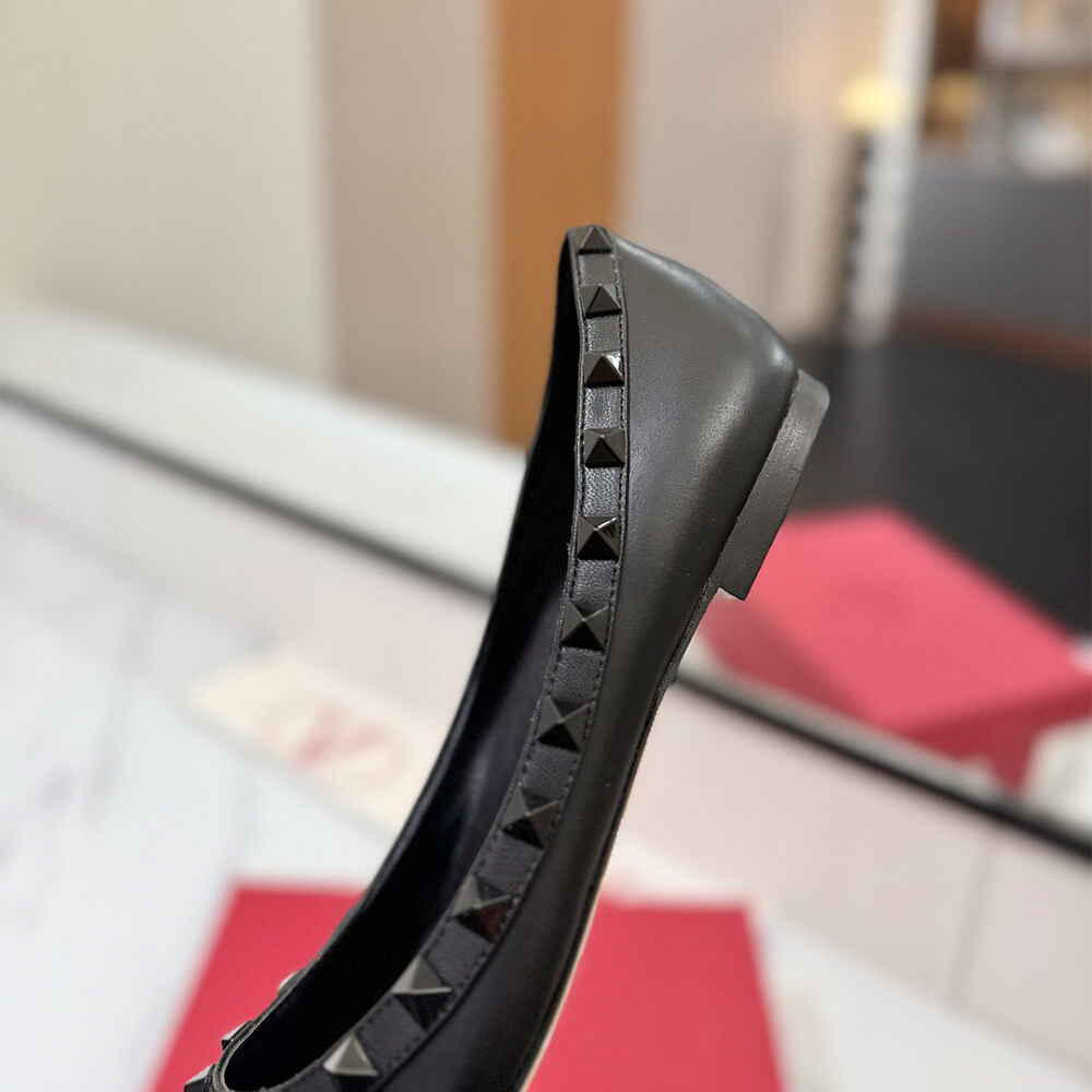 VALENTINO ROCKSTUD BALLET FLAT Shoes - Replica Luxury Bags™