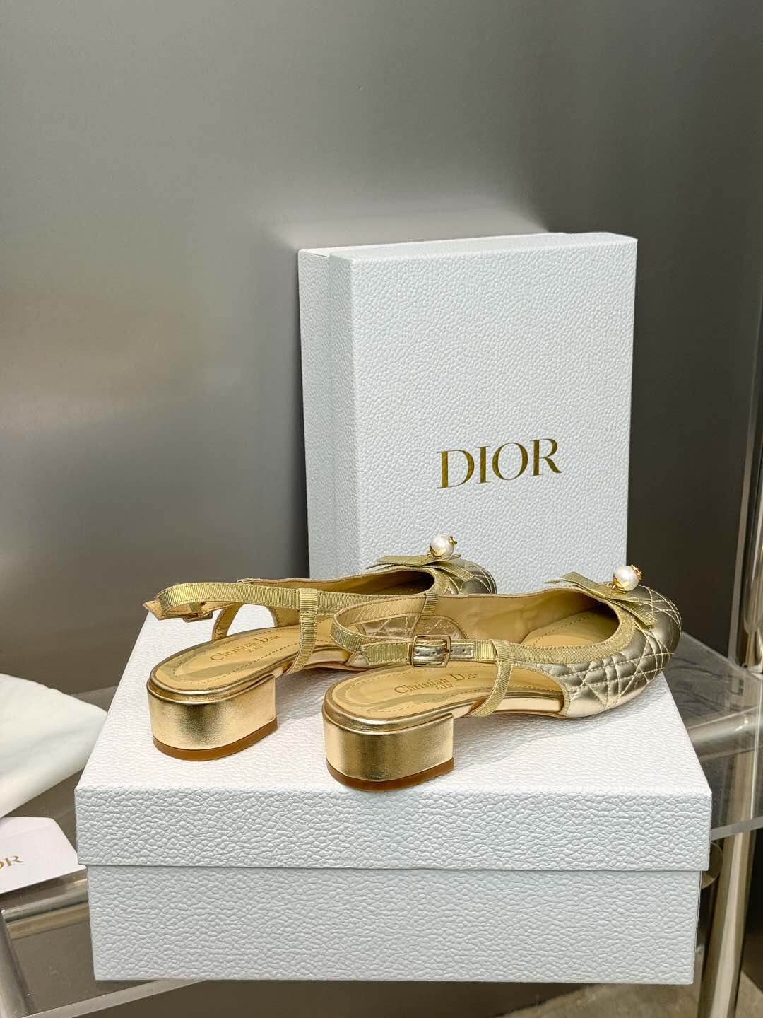 Dior Ballet Slingback Pump Shoes - Replica Luxury Bags™