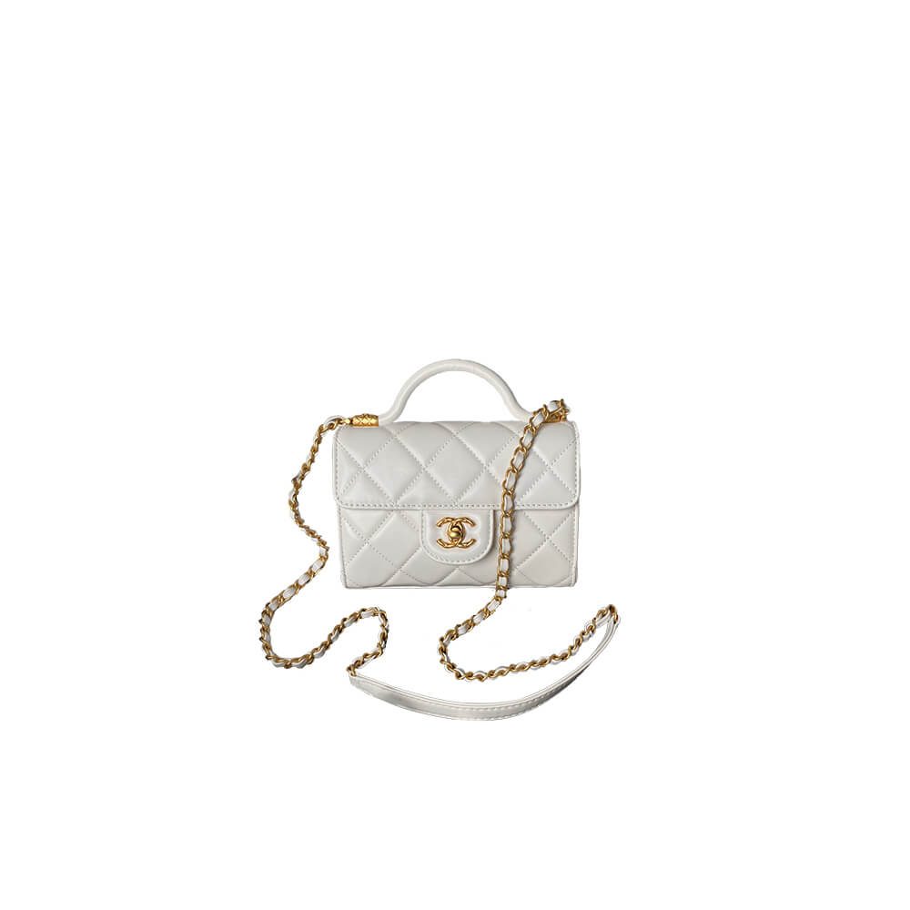 Chanel Mini Flap Bag With Top Handle - Replica Luxury Bags™