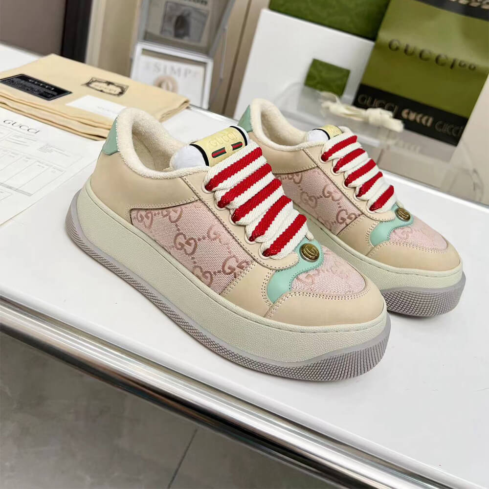 Gucci Women s Screener Trainer Shoes - Replica Luxury Bags™