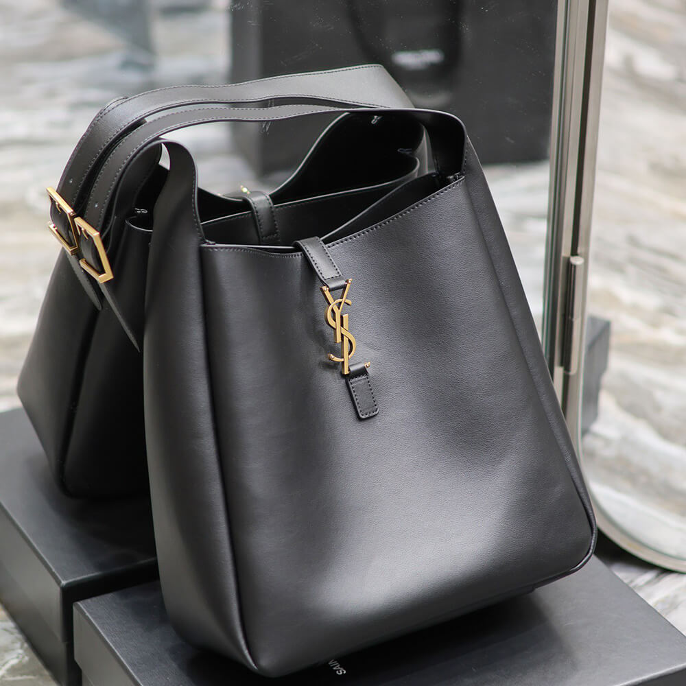 YSL Large Le 5 A 7 Supple Bag in Smooth Leather - Replica Luxury Bags™