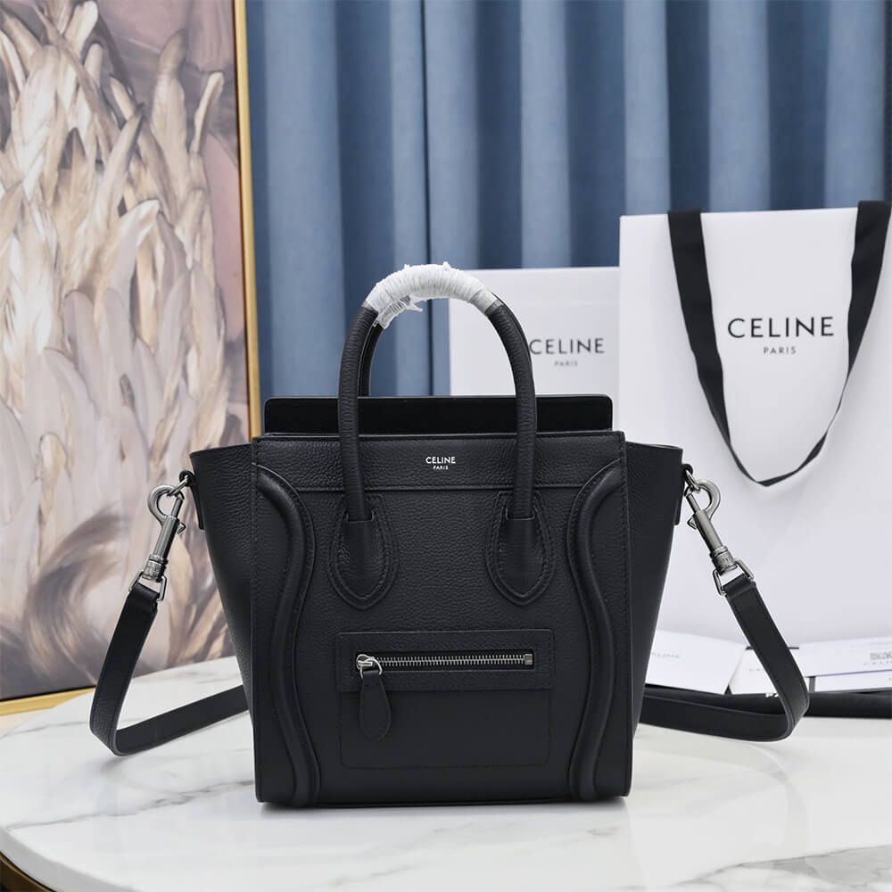 Celine Nano Luggage Bag In Calfskin - Replica Luxury Bags™