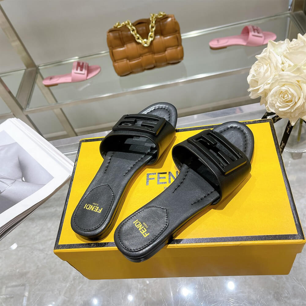 Fendi Baguette Slides Shoes - Replica Luxury Bags™