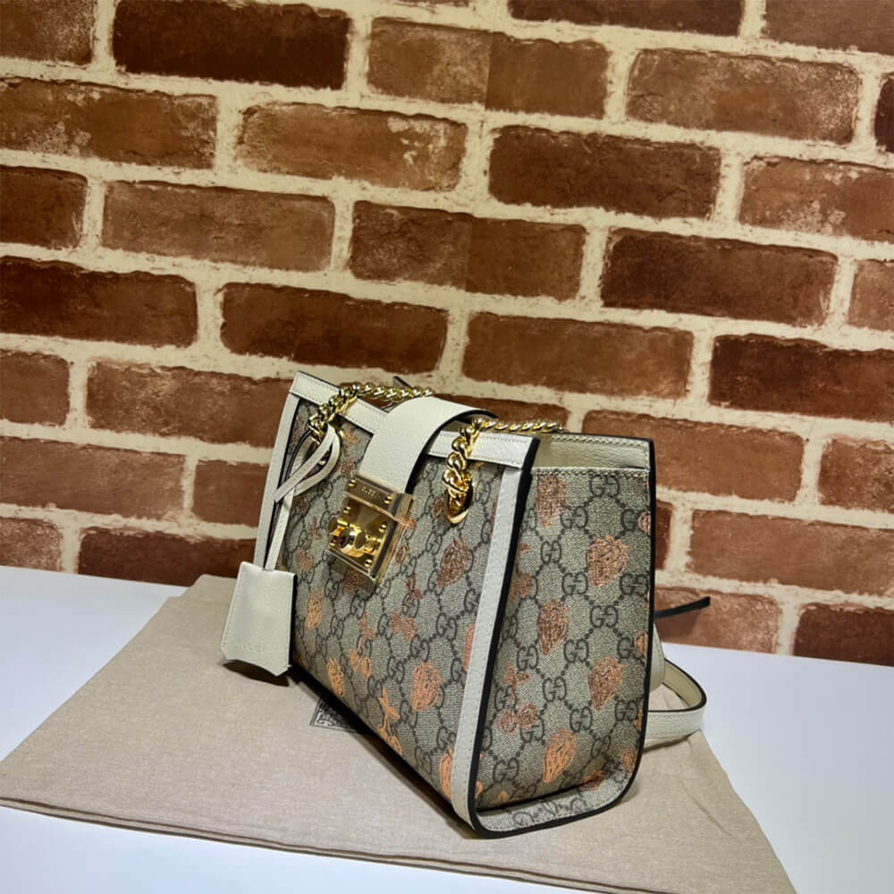 Gucci GG Padlock Small Berry Tote Bag - Replica Luxury Bags™