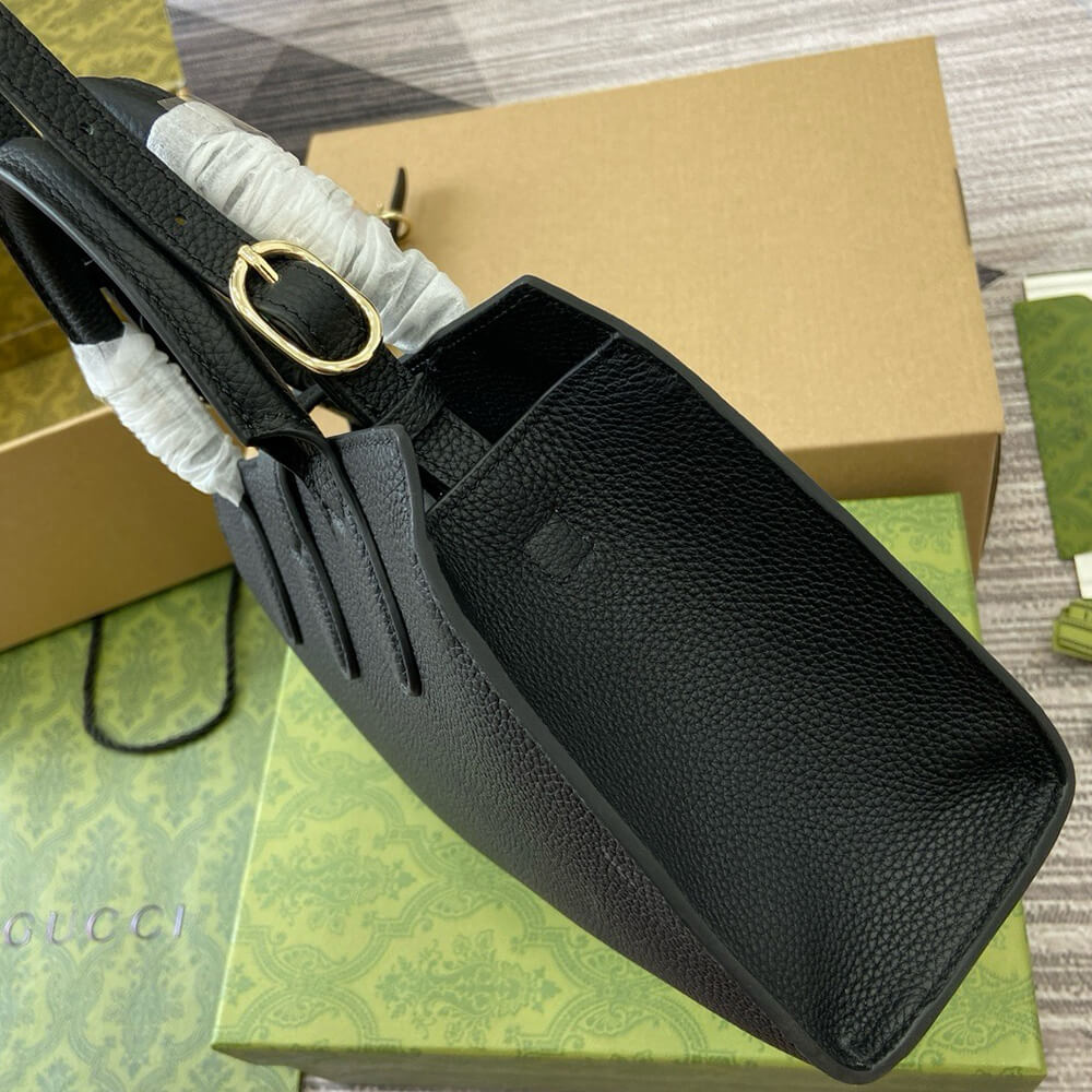 Gucci Small Tote Bag With Hook Closure - Replica Luxury Bags™