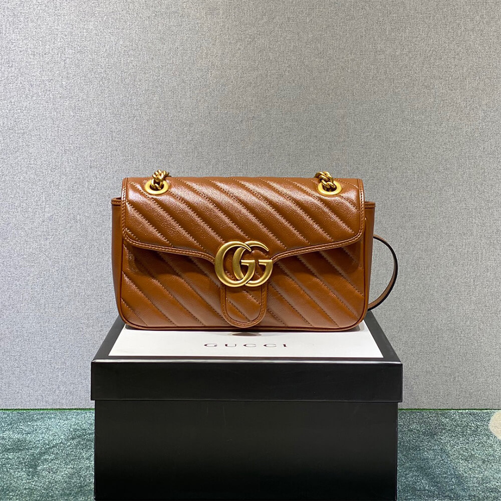 Gucci GG Marmont Small Matelasse Shoulder Bag - Replica Luxury Bags™