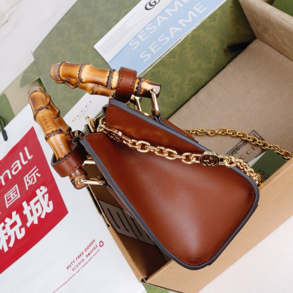 Gucci Diana Crystal Mini Tote Bag - Replica Luxury Bags™