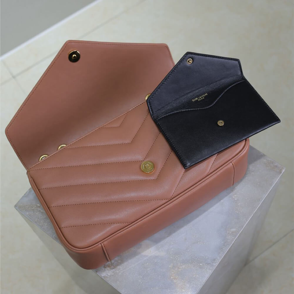 YSL Loulou Medium Bag in Matelasse Lambskin - Replica Luxury Bags™