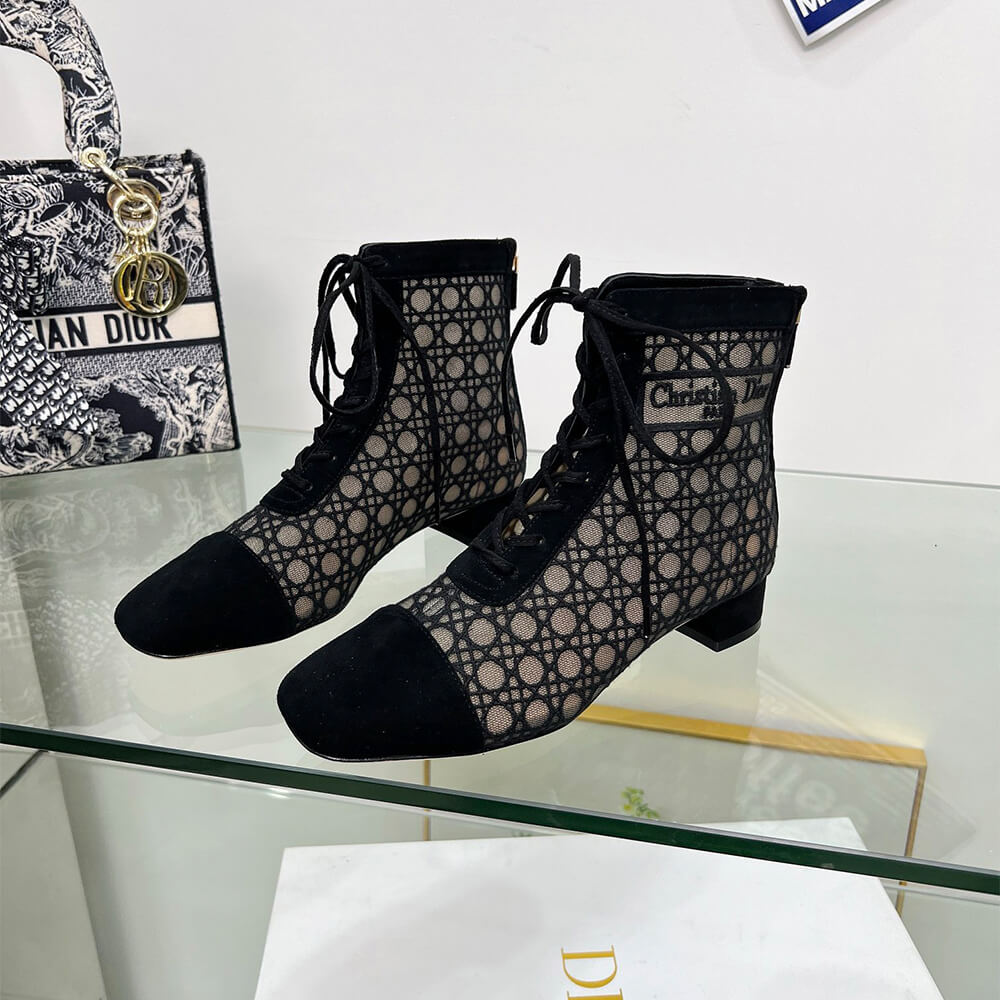 Dior Naughtily-D Heeled Ankle Boot Shoes - Replica Luxury Bags™