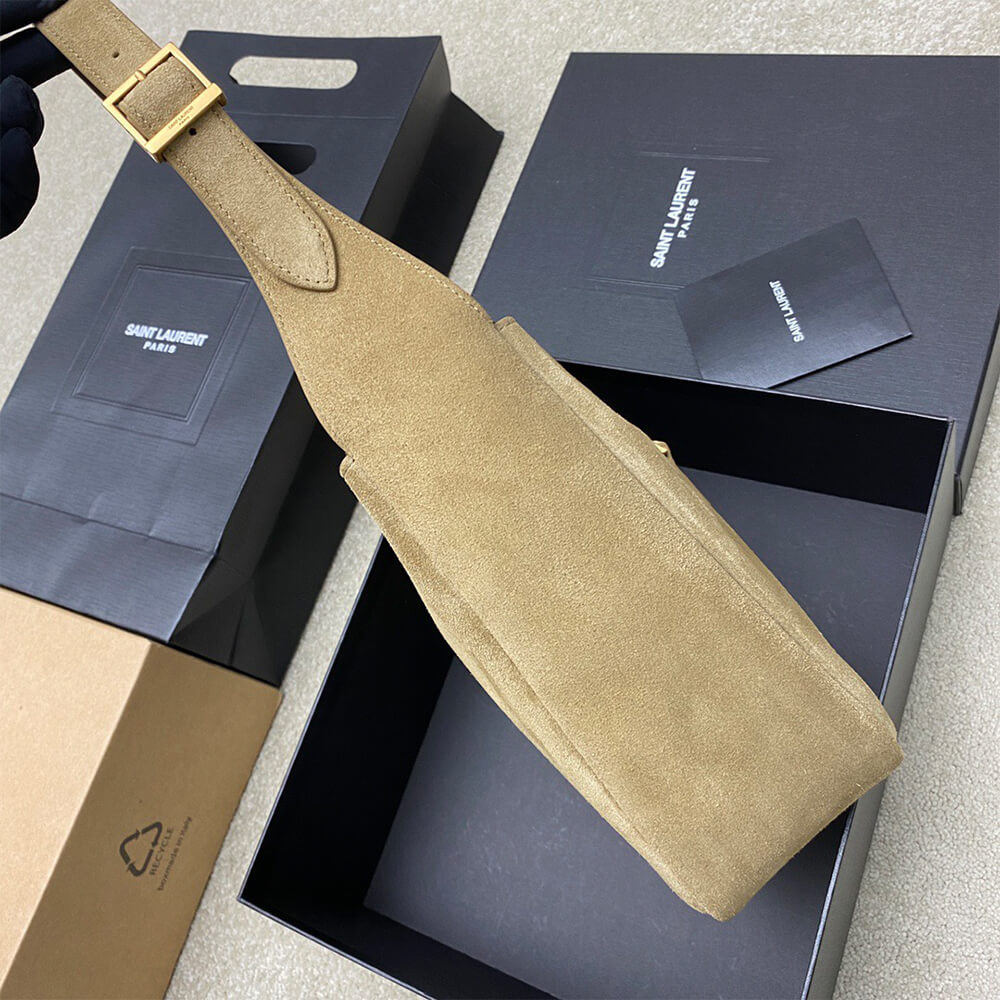 YSL le 5 a 7 Supple Small Suede Bag - Replica Luxury Bags™