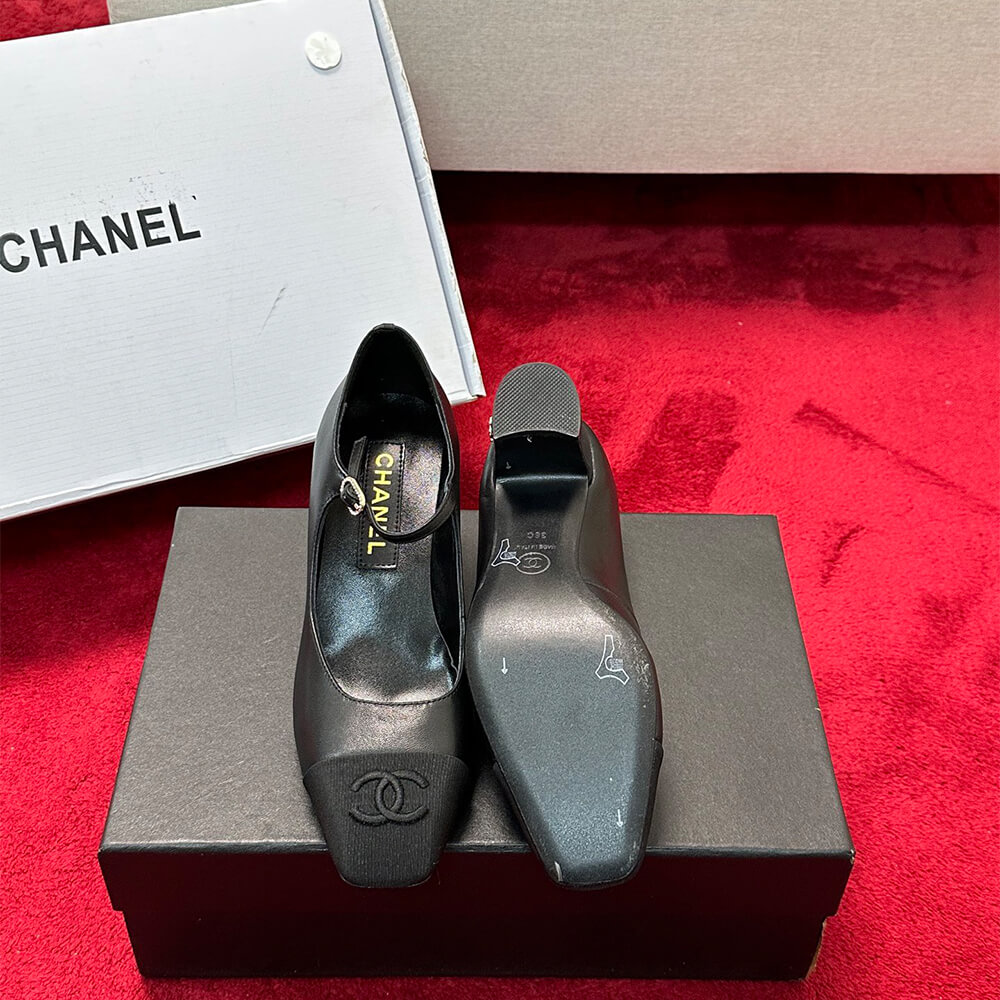 Chanel Mary Janes Heel Shoes - Replica Luxury Bags™