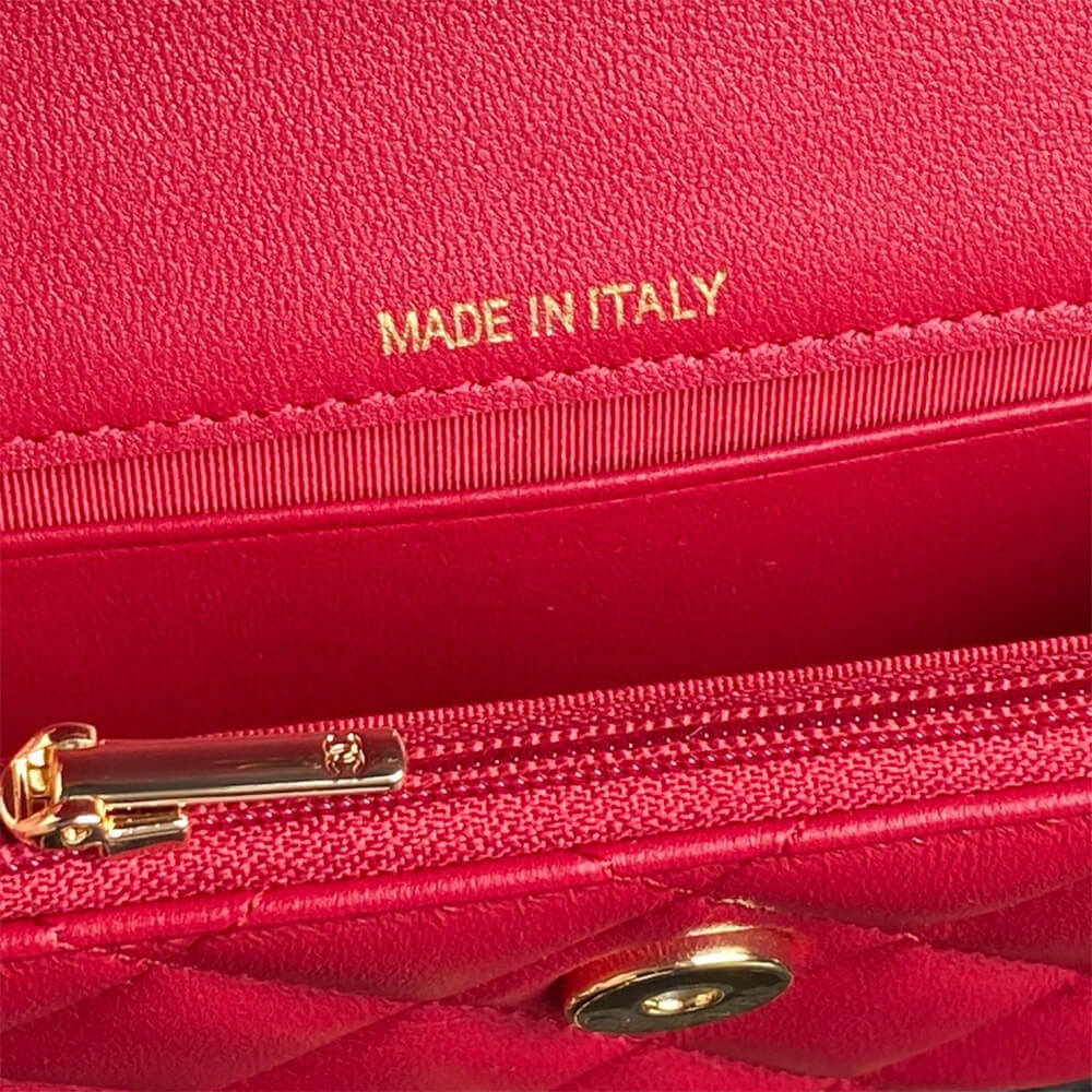 Chanel Flap Phone Holder with Chain Bag - Replica Luxury Bags™