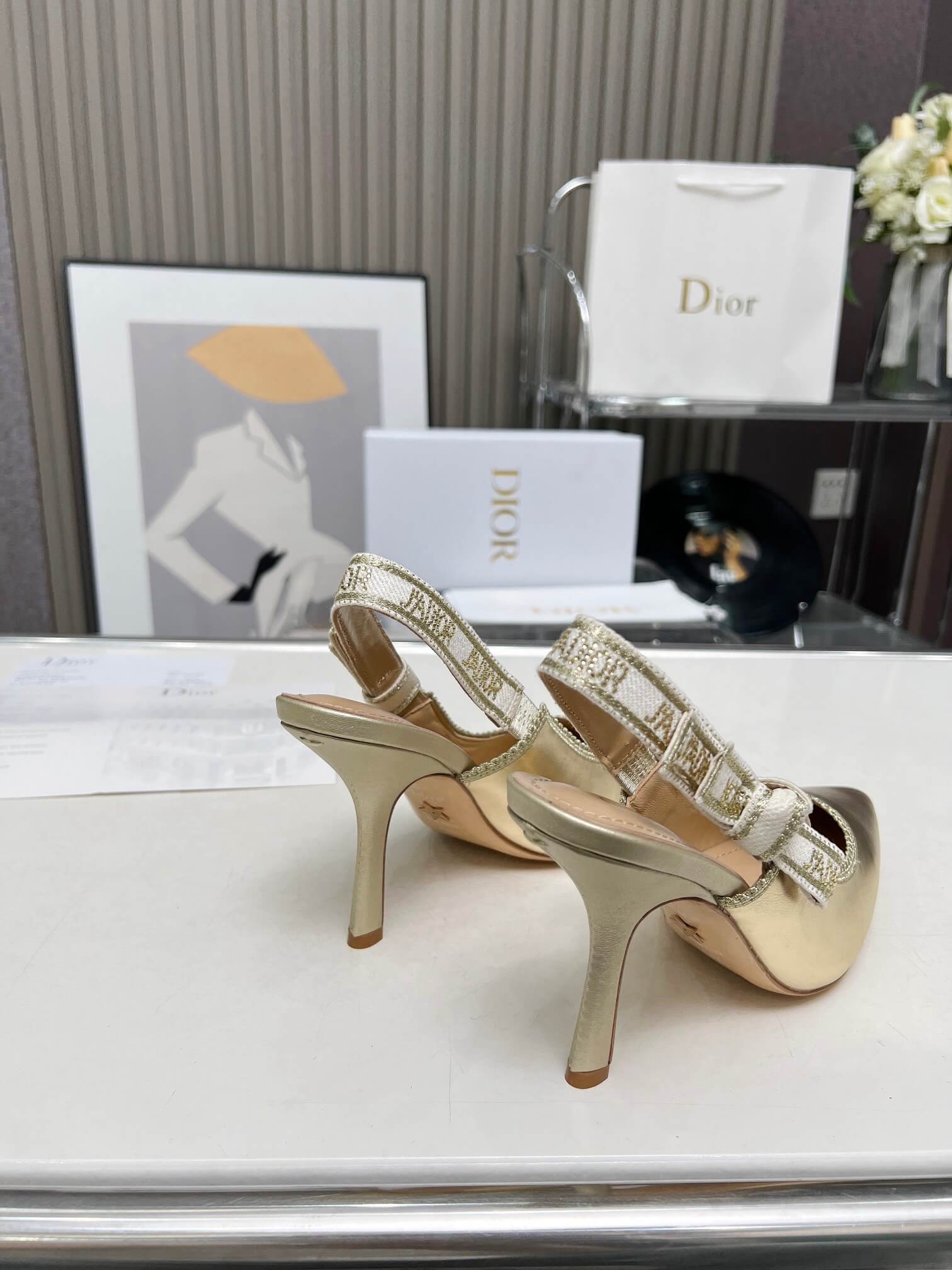 J Adior Slingback Pump Shoes - Replica Luxury Bags™