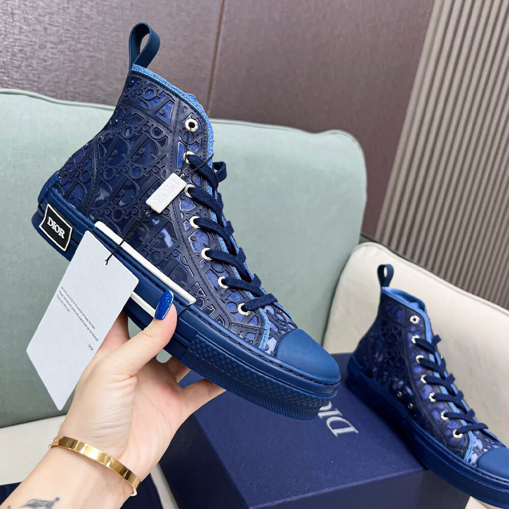 DIOR B23 High-Top Sneakers Dior Oblique Shoes - Replica Luxury Bags™