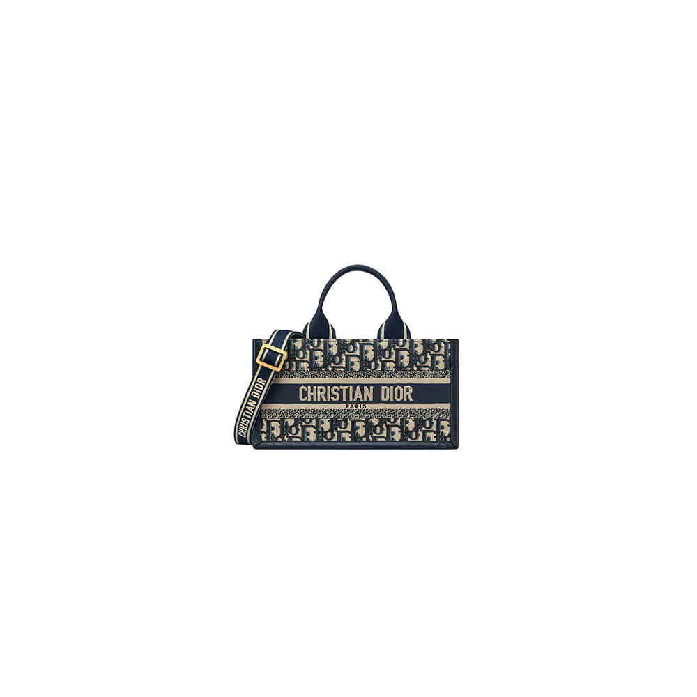 Dior East-West Dior Book Tote Bag with Strap - Replica Luxury Bags™