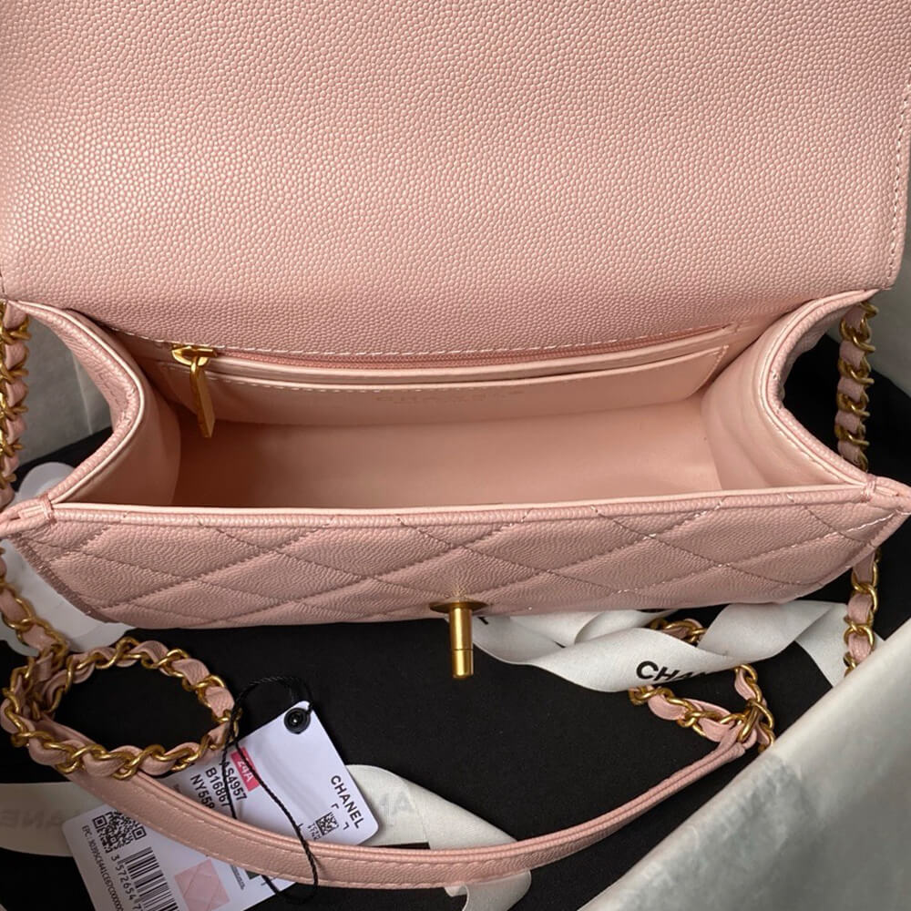 Chanel Small Flap Bag With Top Handle - Replica Luxury Bags™