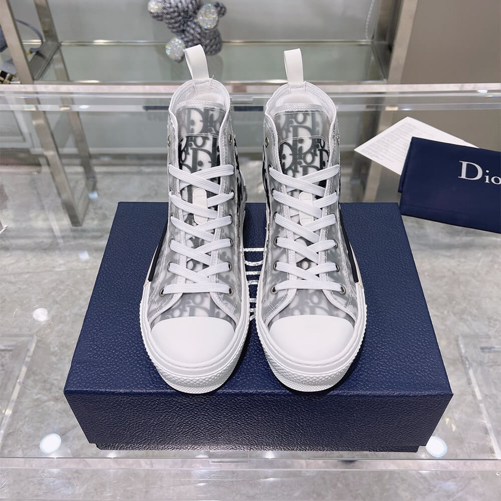 DIOR B23 High-Top Sneakers Dior Oblique Shoes - Replica Luxury Bags™