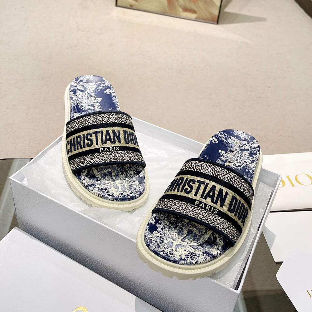 Dior Dway Slide Shoes - Replica Luxury Bags™