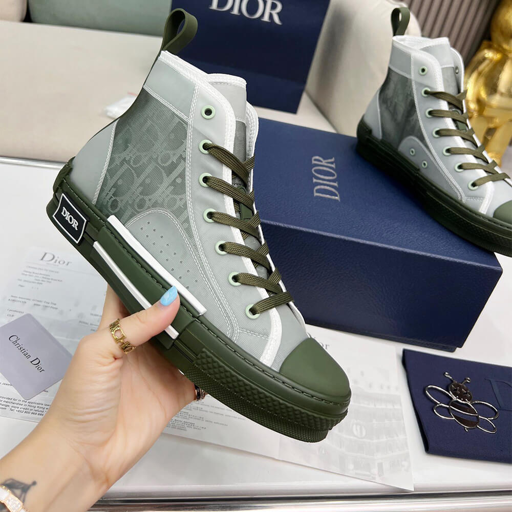 DIOR B23 High-Top Sneakers Dior Oblique Shoes - Replica Luxury Bags™