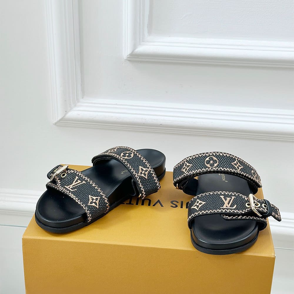 LV Bom Dia Flat Comfort Mule Shoes - Replica Luxury Bags™