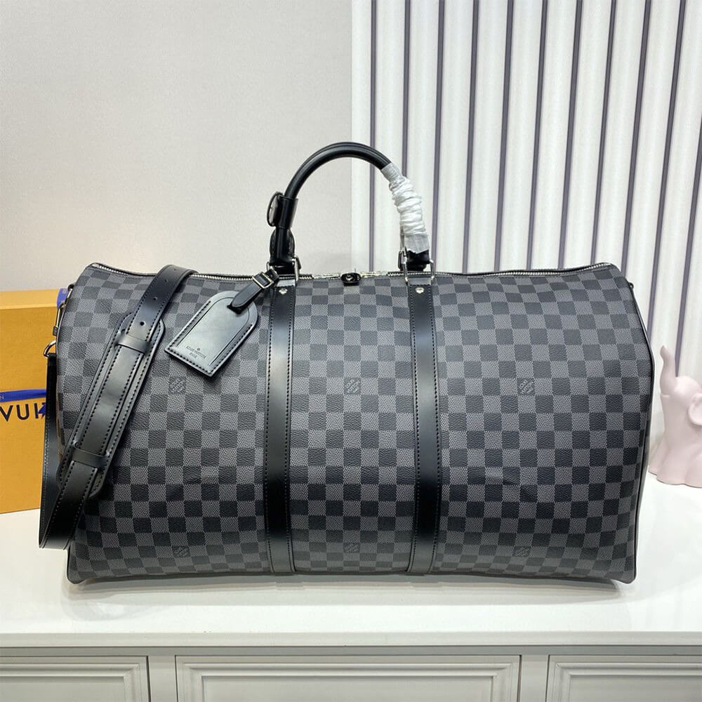 LV Keepall Bandouliere 55 Bag - Replica Luxury Bags™