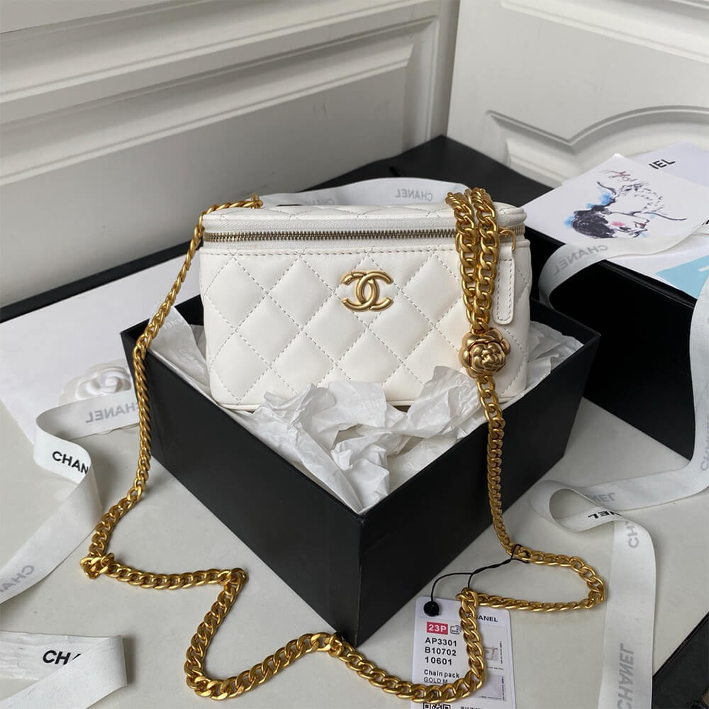 Chanel Vanity Bag with Chain - Replica Luxury Bags™