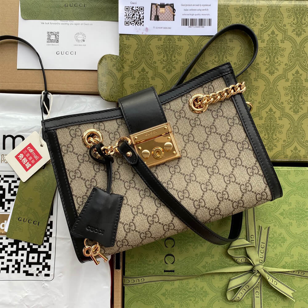 Gucci Padlock Small GG Shoulder Bag - Replica Luxury Bags™