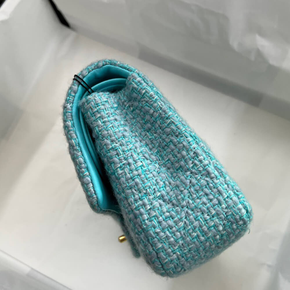 Chanel Tweed Medium Classic Flap Bag - Replica Luxury Bags™
