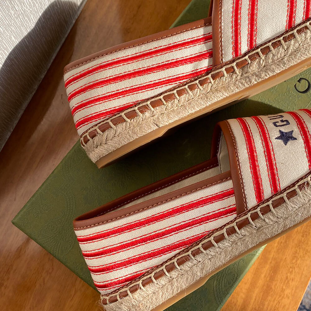 Women s Gucci Star Espadrille Shoes - Replica Luxury Bags™