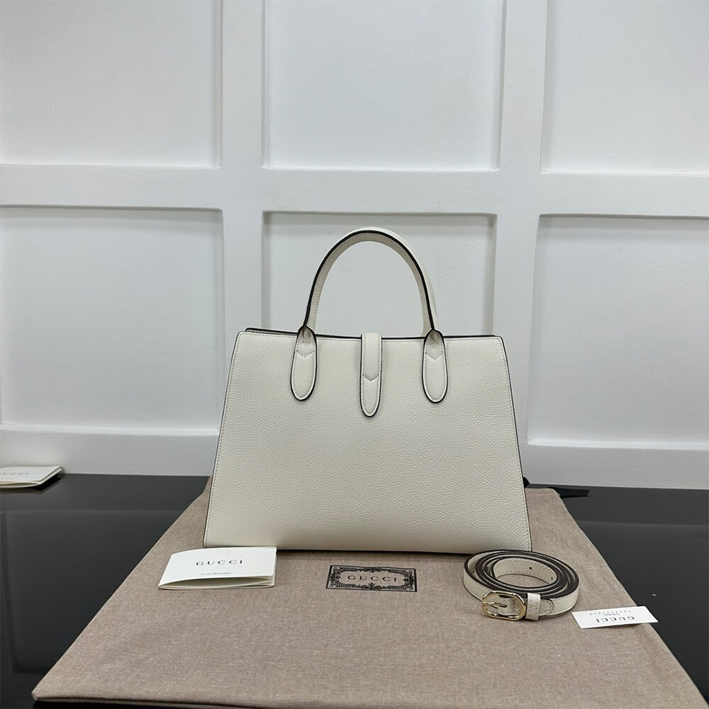 Gucci Medium Tote Bag with Hook Closure - Replica Luxury Bags™