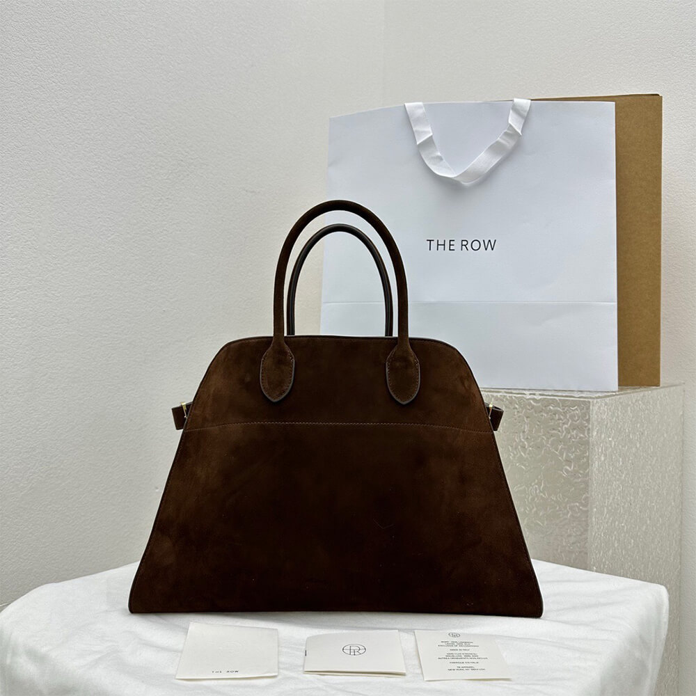THE ROW Soft Margaux 15 sued bag - Replica Luxury Bags™