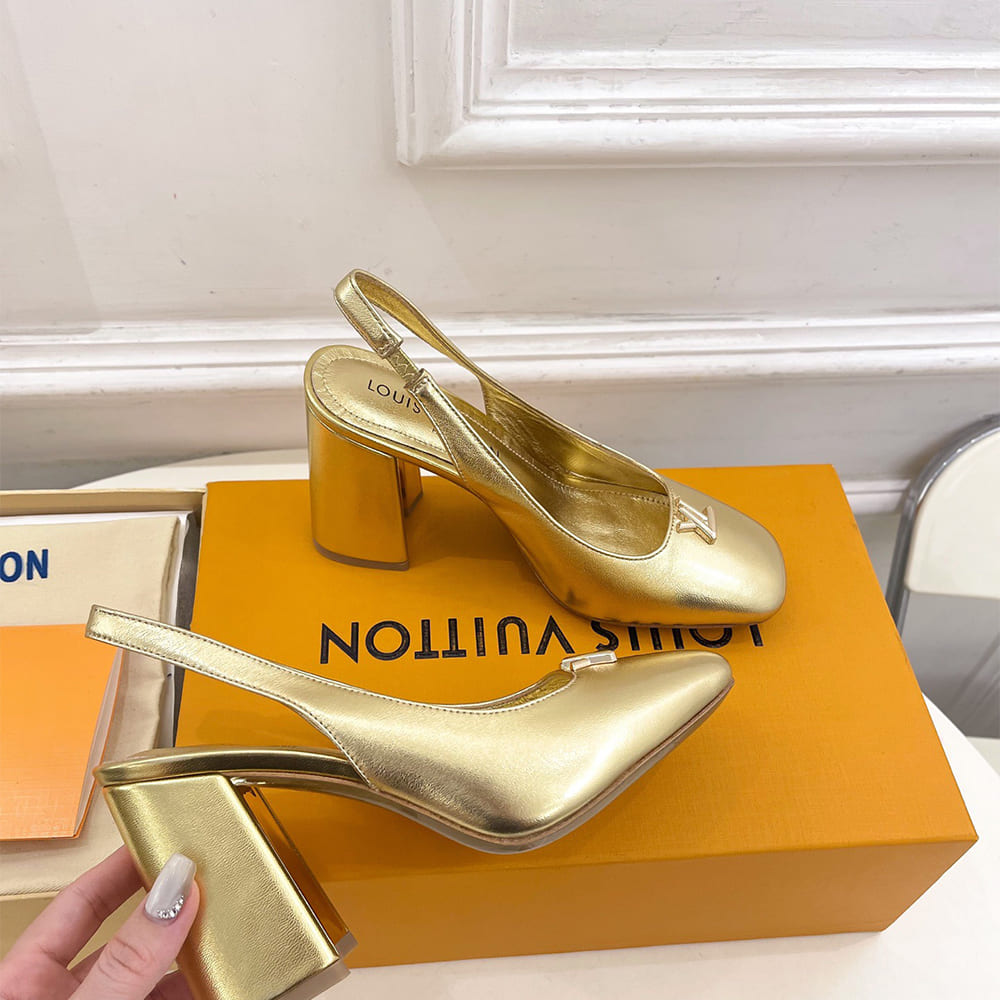 LV Swing Slingback Pump Shoes - Replica Luxury Bags™