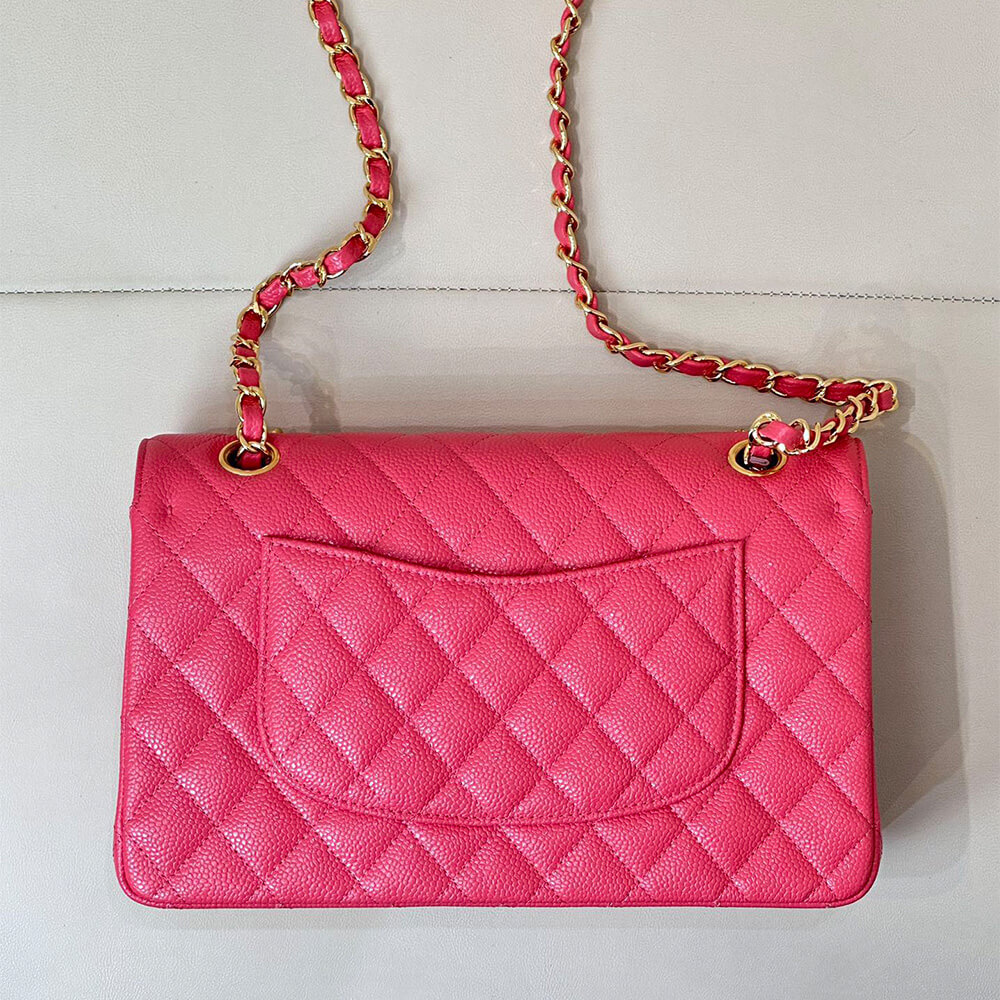 Chanel Classic 11.12 Handbag in Magenta - Replica Luxury Bags™