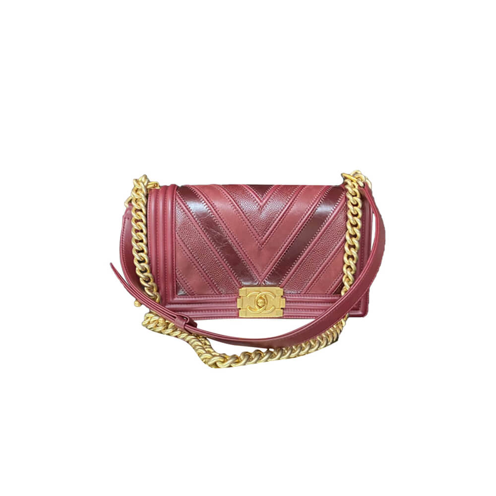 Chanel Chevron Boy Handbag - Replica Luxury Bags™