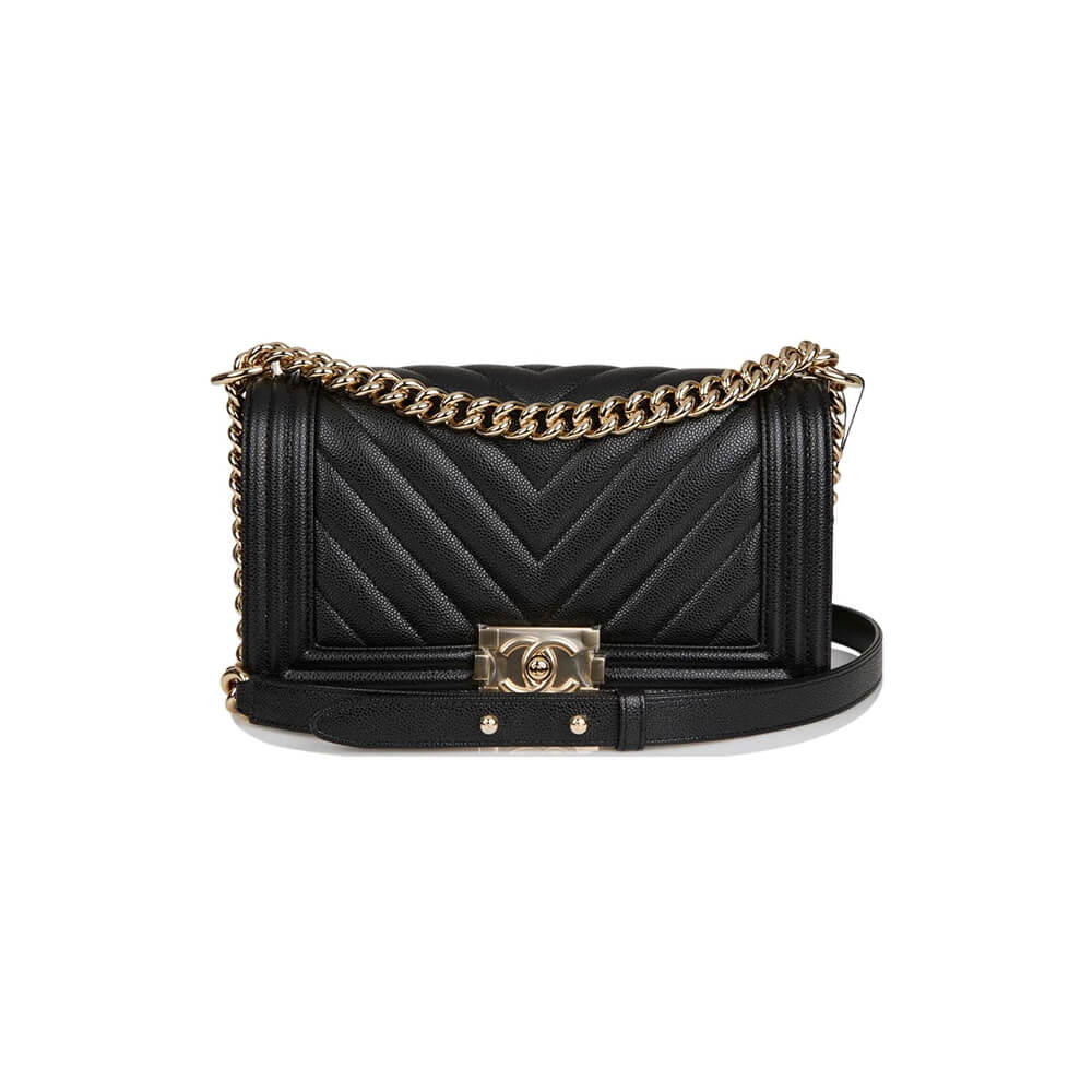 Chevron Caviar Boy Chanel Handbag - Replica Luxury Bags™